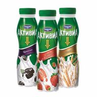Йогурт Активиа питьевой в ассортименте,  260 г